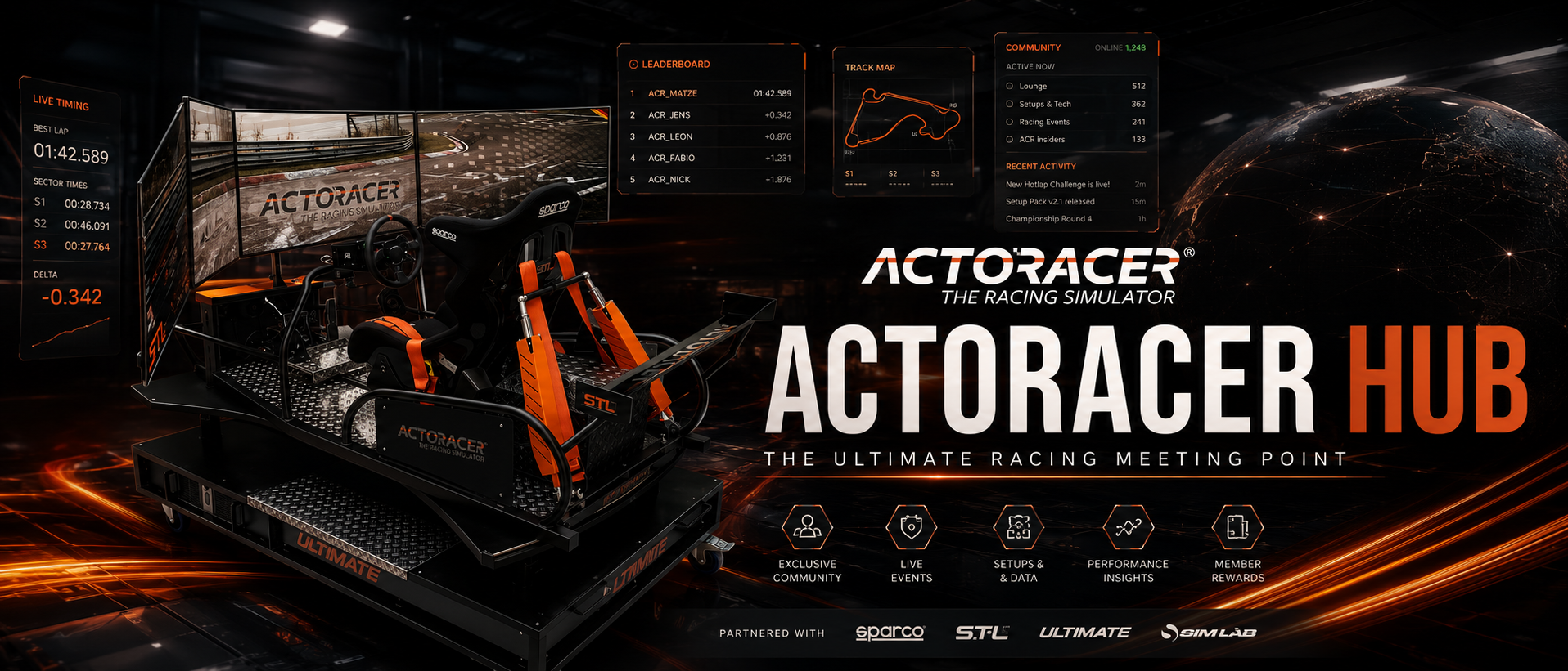ACTORACER Hub — The Ultimate Racing Meeting Point